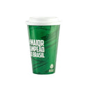 Copo para Café com Tampa Palmeiras Oficial Licenciado - Sude