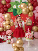 Romper Princesa Belli Moranguinho – Perfeito para Ensaios e Festas