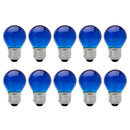 Kit 10 Lampada Bolinha Decorativa Colorida Abajur Festa 15WX127V Mini Bulbo Lust