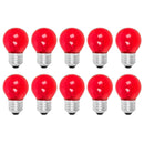 Kit 10 Lampada Bolinha Decorativa Colorida Abajur Festa 15WX127V Mini Bulbo Lust