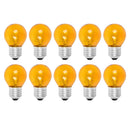 Kit 10 Lampada Bolinha Decorativa Colorida Abajur Festa 15WX127V Mini Bulbo Lust
