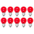 Kit 10 Lampada Bolinha Decorativa Colorida Abajur Festa 15WX127V Mini Bulbo Lust
