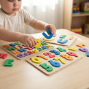 Kit 3 Tabuleiros Alfabeto Numerais e Vogais Brinquedo Educativo Infantil