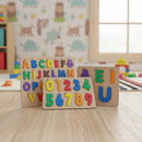 Kit 3 Tabuleiros Alfabeto Numerais e Vogais Brinquedo Educativo Infantil