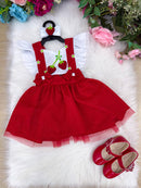 Romper Princesa Belli Moranguinho – Perfeito para Ensaios e Festas