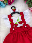 Romper Princesa Belli Moranguinho – Perfeito para Ensaios e Festas