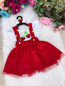 Romper Princesa Belli Moranguinho – Perfeito para Ensaios e Festas