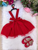 Romper Princesa Belli Moranguinho – Perfeito para Ensaios e Festas
