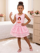 Conjunto Blogueirinha Bailarina Rosa Infantil