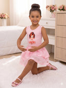 Conjunto Blogueirinha Bailarina Rosa Infantil