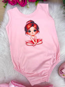 Conjunto Blogueirinha Bailarina Rosa Infantil
