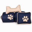 Coberdrom Pet Mark Dupla Face 03 pçs Cor:Azul- Ideal para Pets Pequenos e Médios